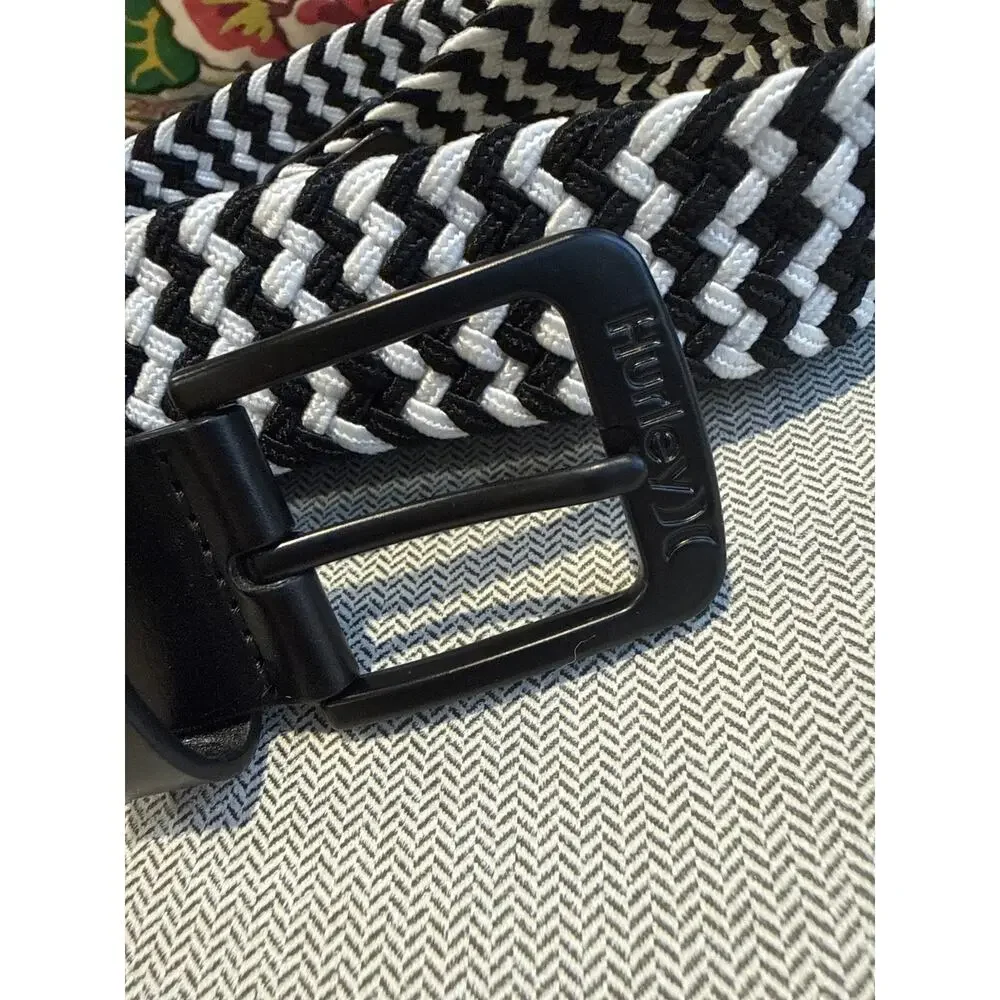 Hurley braided belt